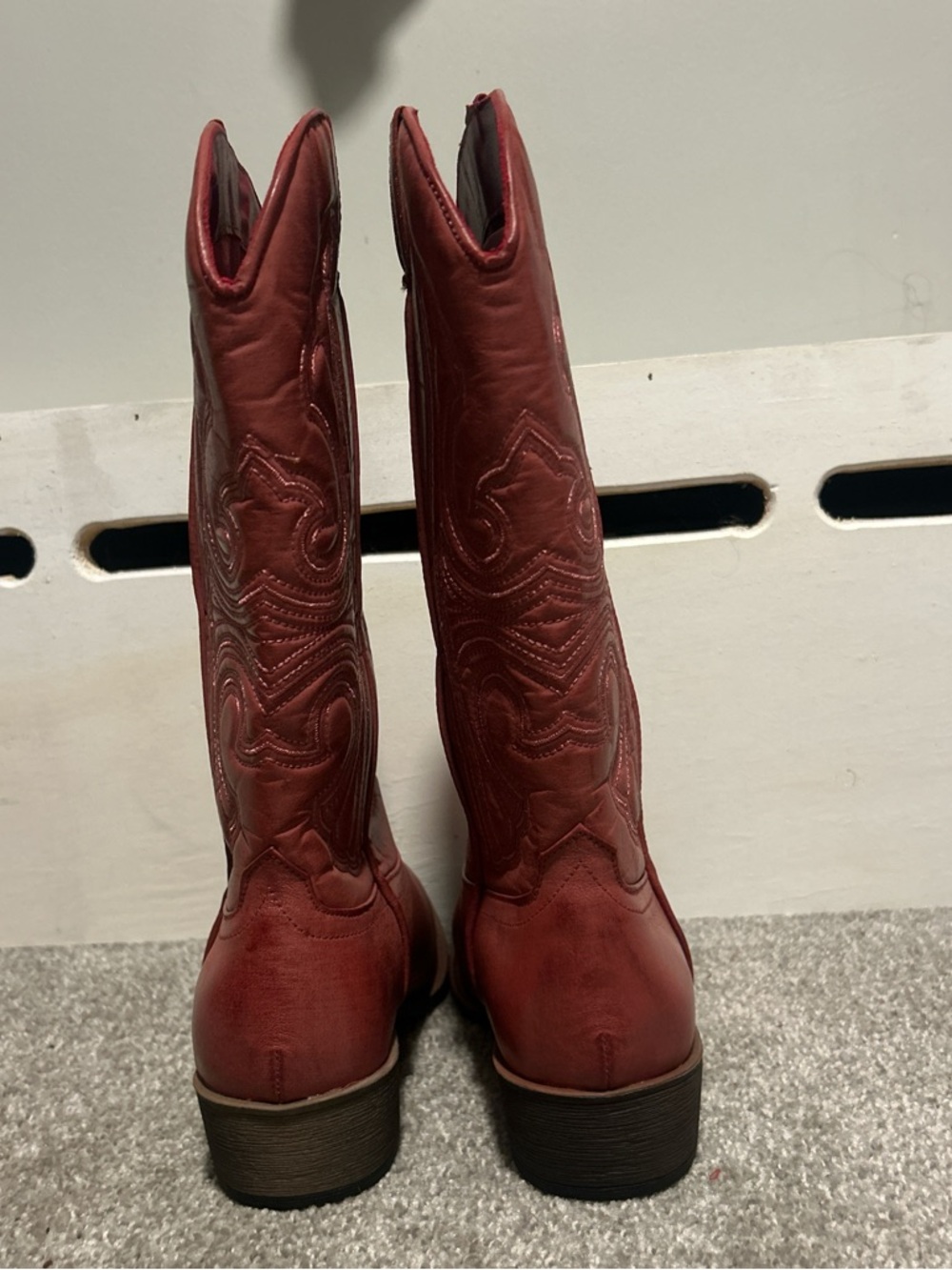 Legend Western Boots by Coconuts by Matisse, Red/ Coral - Picture 5 of 8
